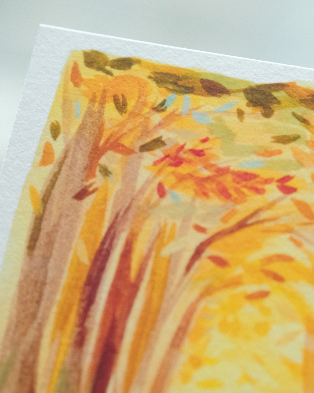 Autumn Alley | Square Print