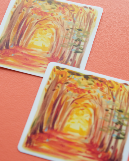 Autumn Alley | Sticker