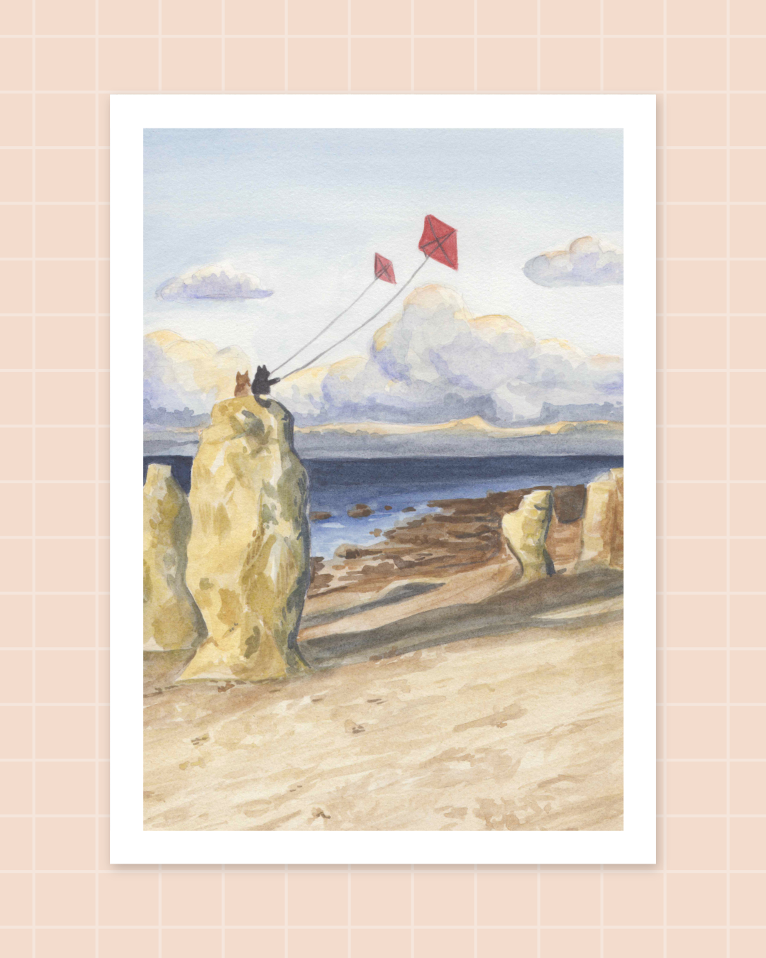 Cats On Gotland | A5 Print