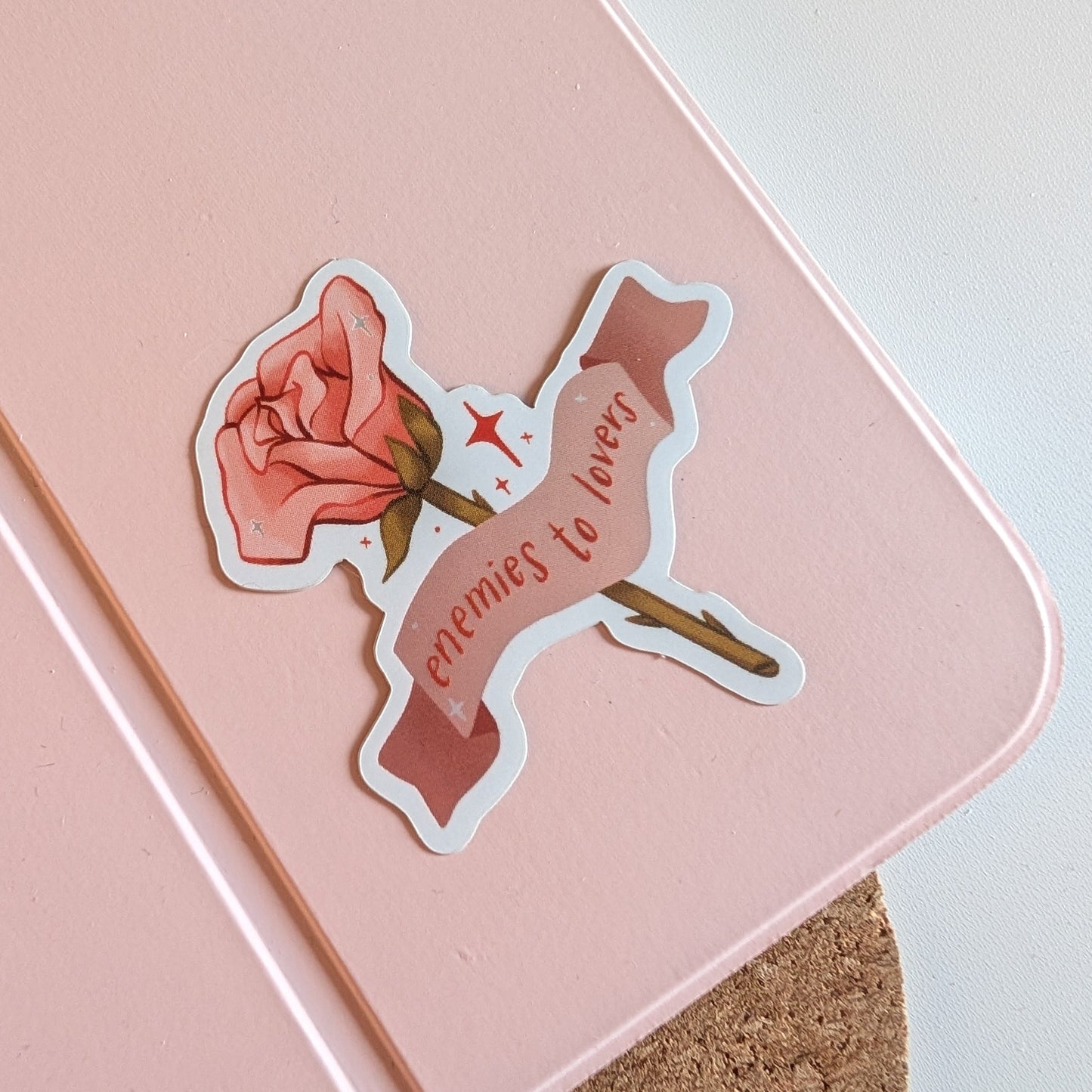 Enemies To Lovers Rose Metallic | Sticker