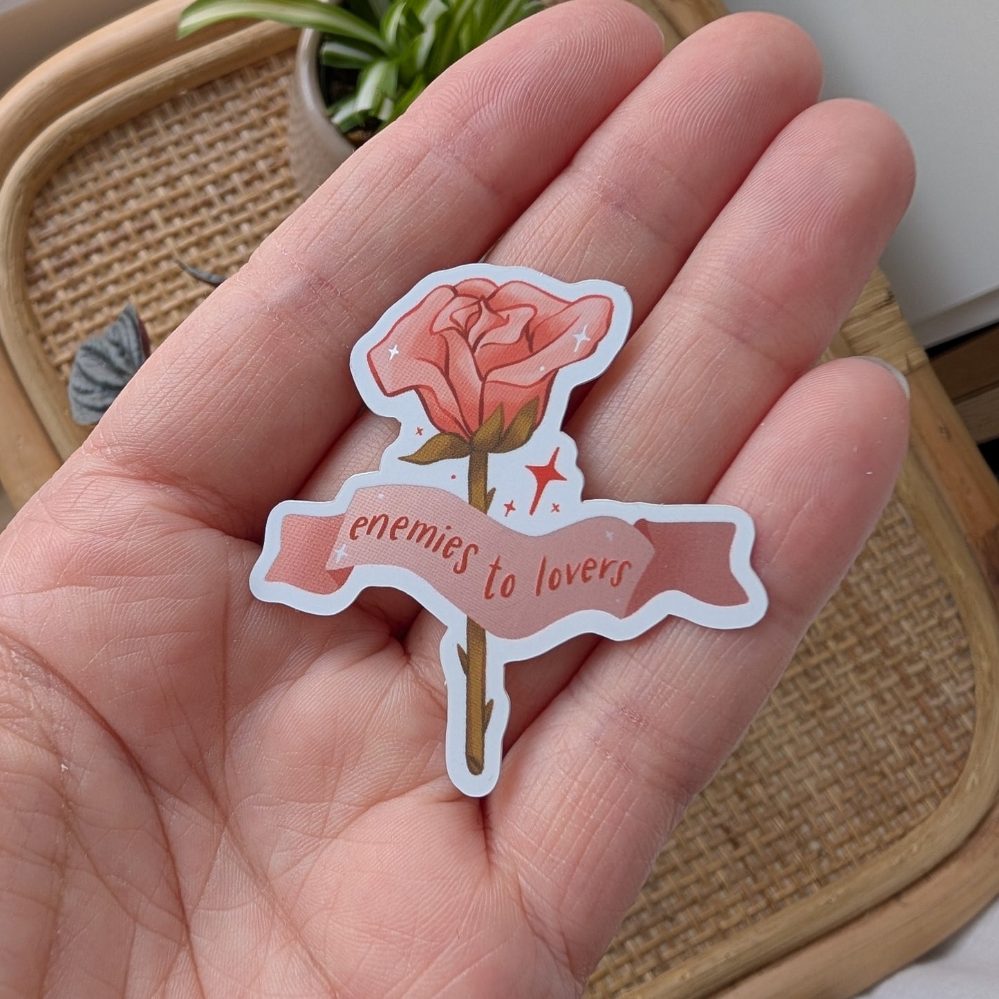 Enemies To Lovers Rose Metallic | Sticker