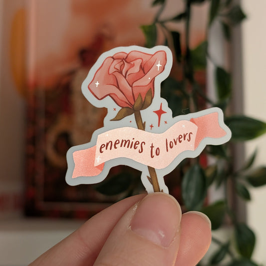 Enemies To Lovers Rose Metallic | Sticker