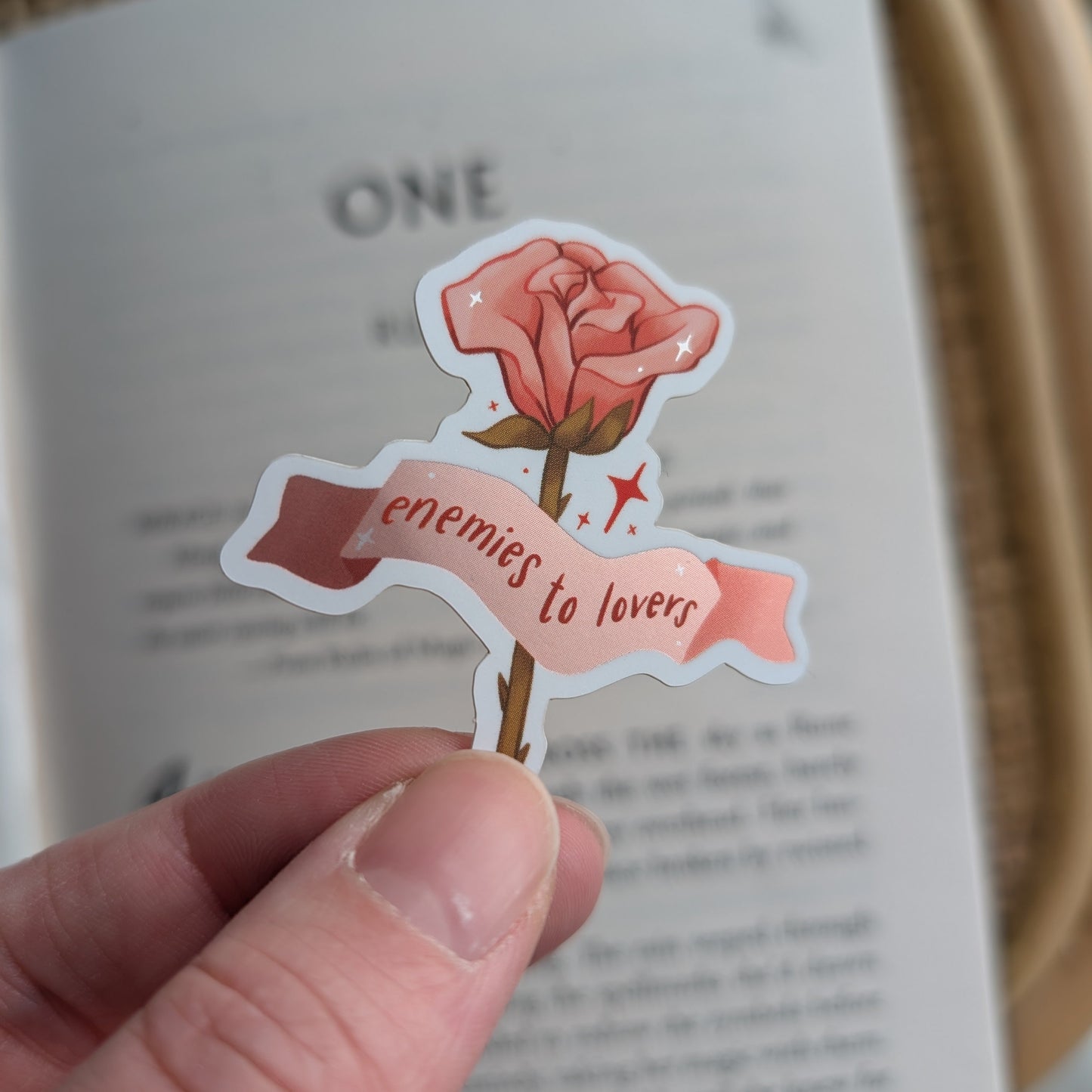 Enemies To Lovers Rose Metallic | Sticker