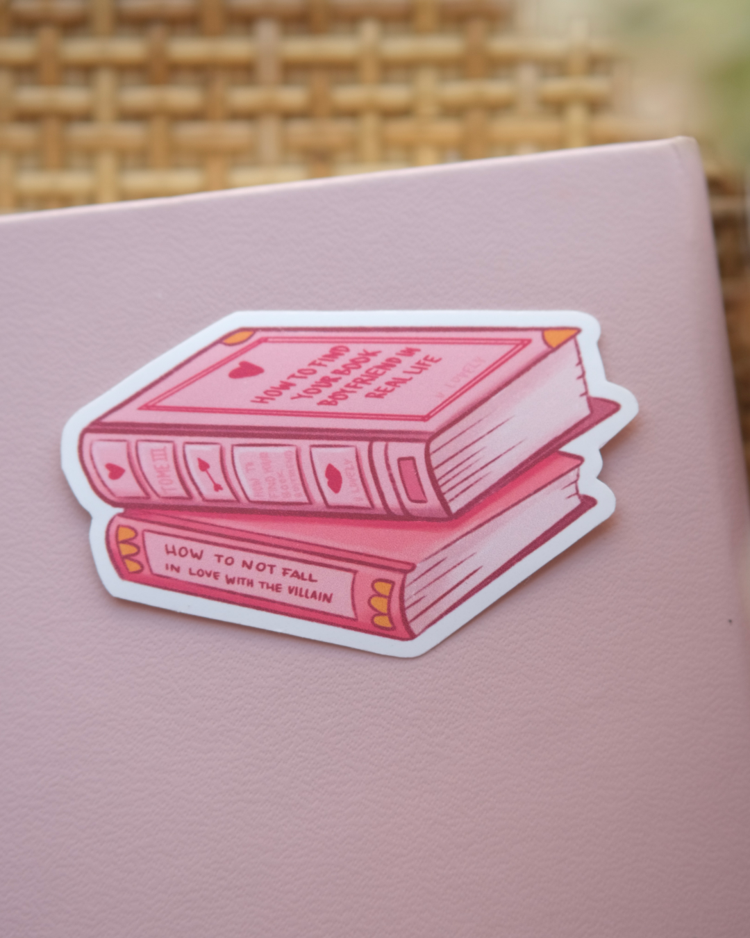 Pink Books | Sticker