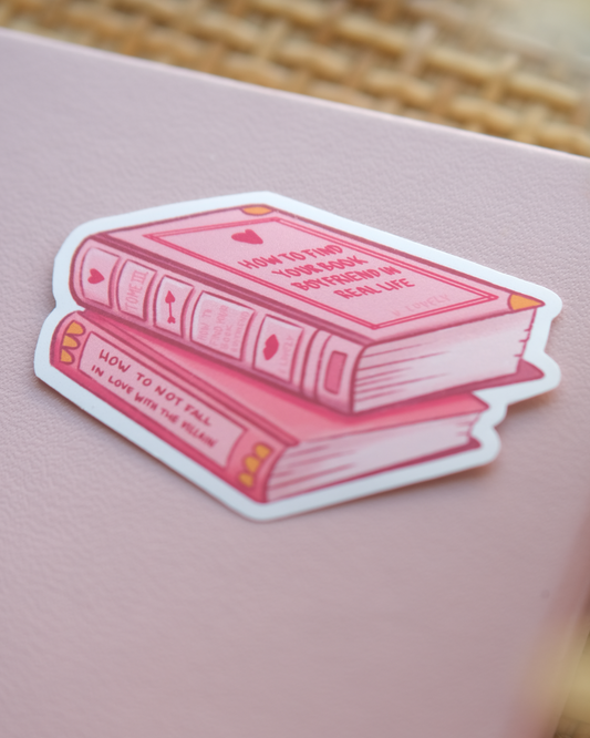 Pink Books | Sticker