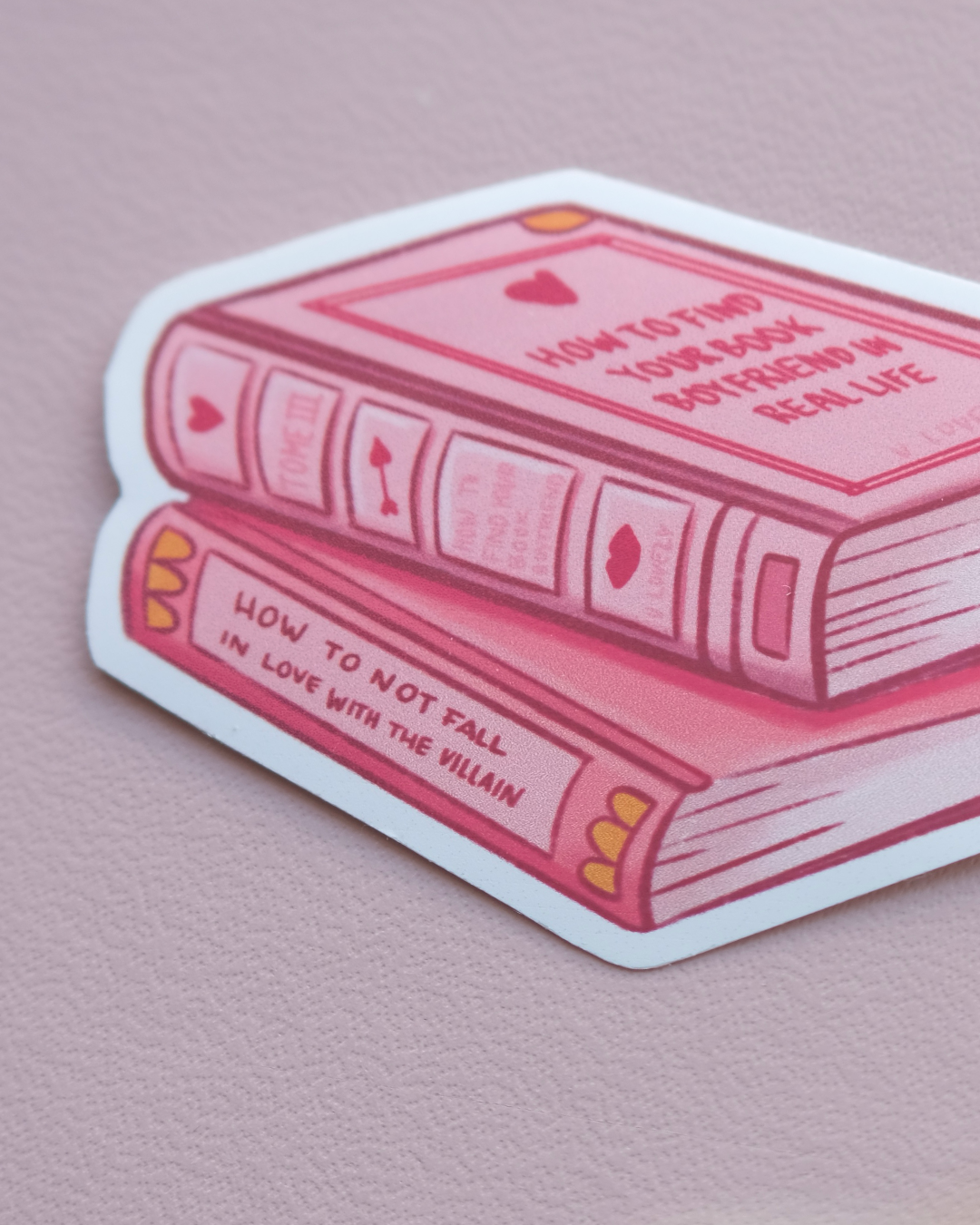 Pink Books | Sticker