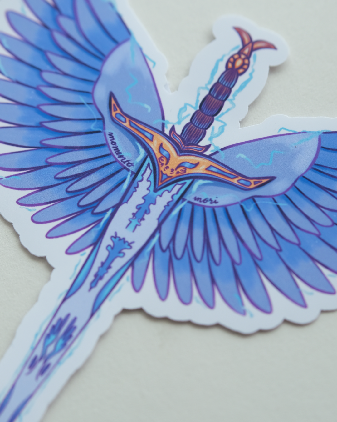 Blue Winged Sword | Sticker