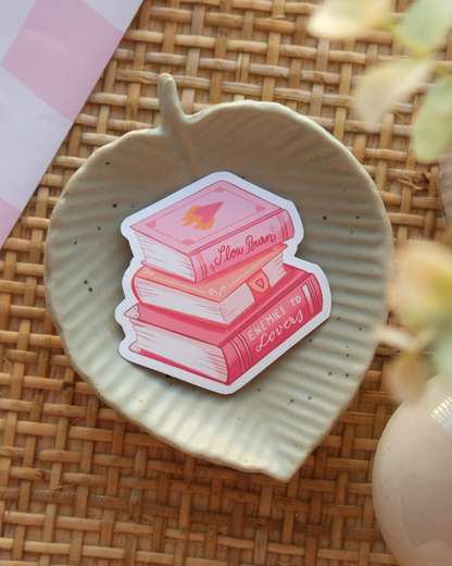 Rosy Slow Burn Books | Sticker