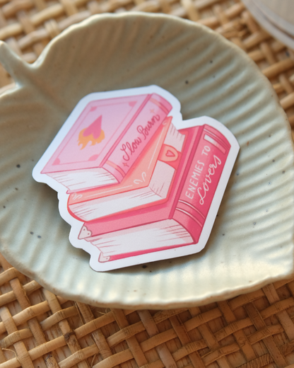 Rosy Slow Burn Books | Sticker