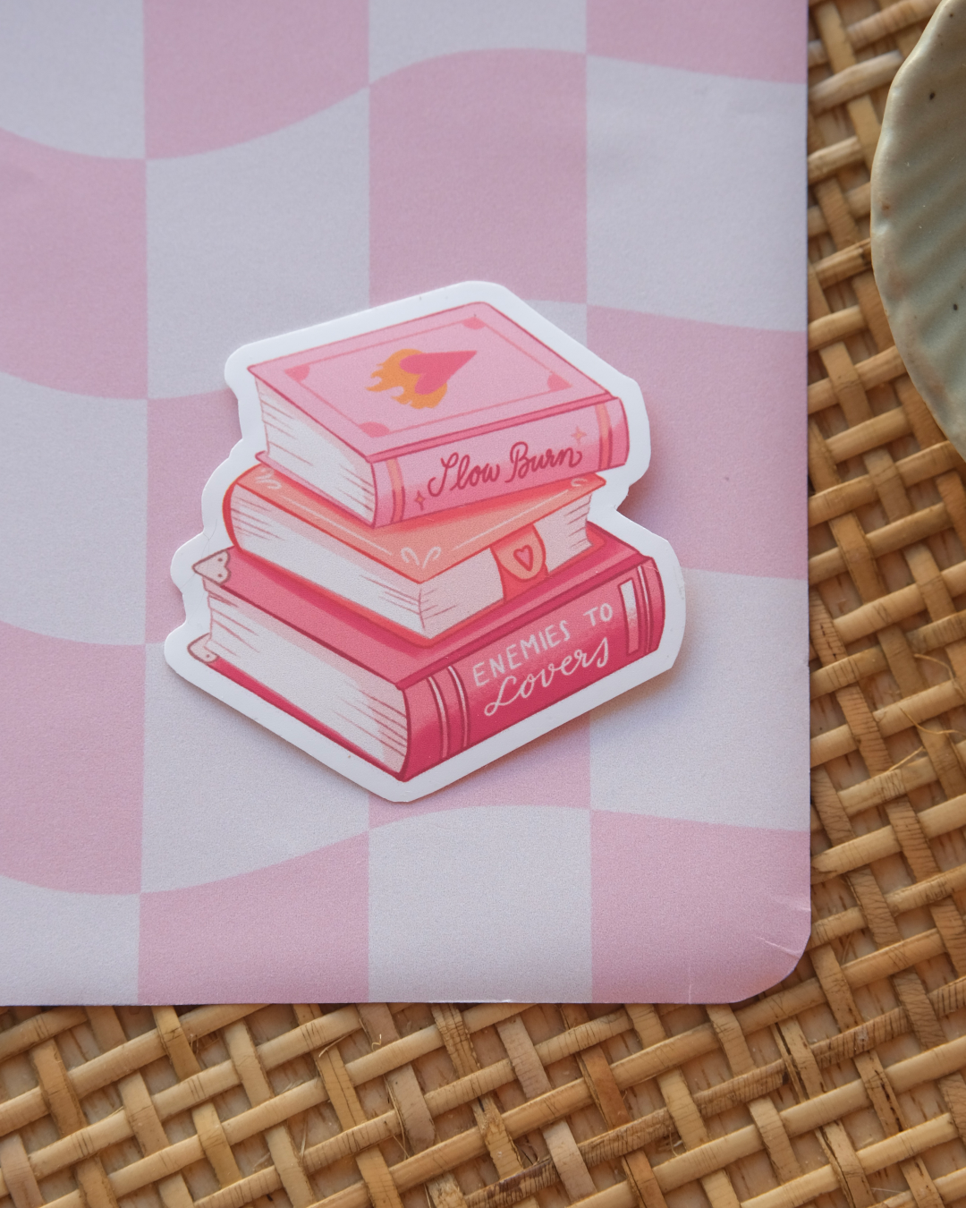 Rosy Slow Burn Books | Sticker
