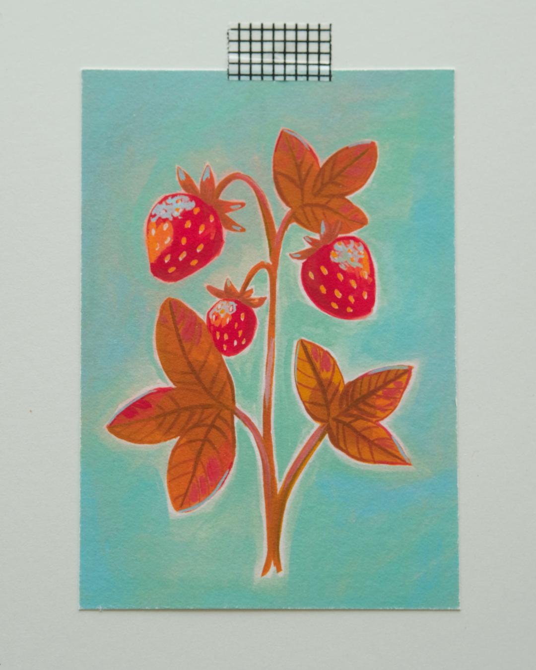 Strawberry Blues | A6 print